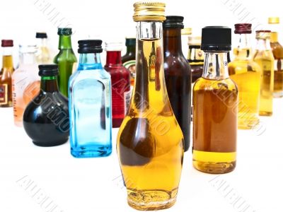 alcohol bottles