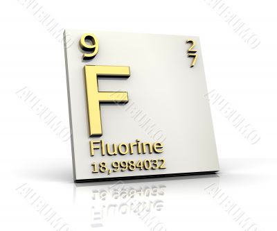 fluorine form Periodic Table of Elements