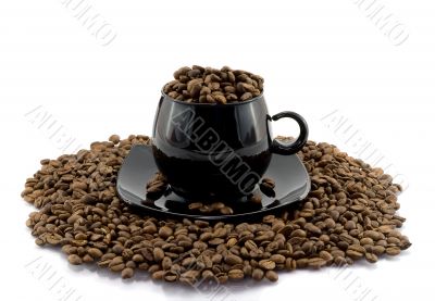 Coffee beens in cup