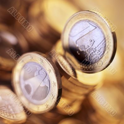 Euro coin currency money cash