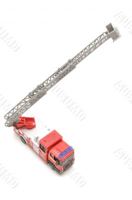 fire engine on white background
