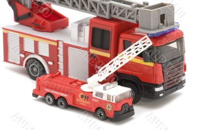 fire engine closeup