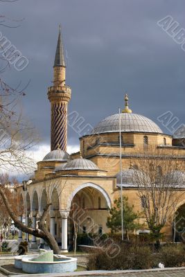Mosque with minaret Mosque with minaret