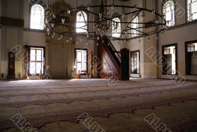 Inside mosque Emirsultan Inside mosque Emirsultan