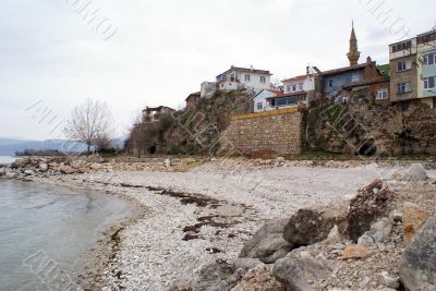 Houses in Egirdir, Turkey