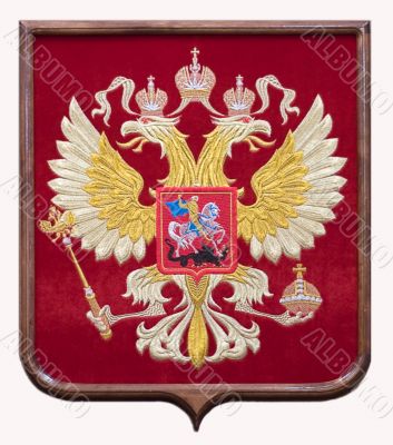 Two-headed eagle, the arms of the Russia