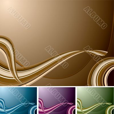 quad swirl background