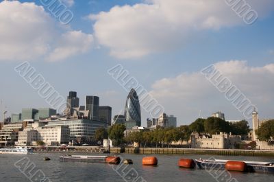 London skyline