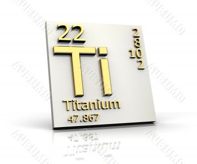 Titanium form Periodic Table of Elements Titanium form Periodic Table of Elements