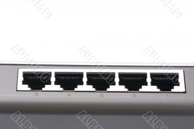 ethernet switch close up