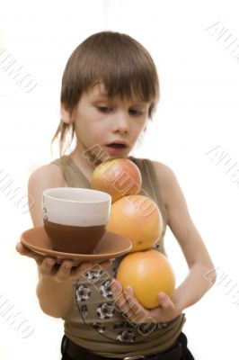 This coffee and fruits to you This coffee and fruits to you