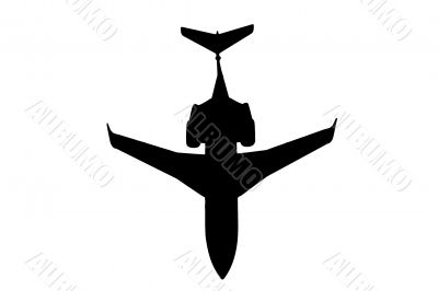 airliner silhouette
