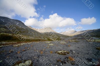 Mountain and sky