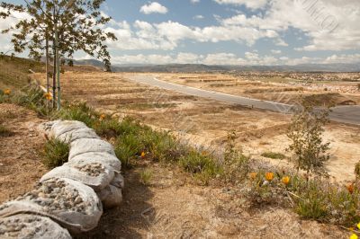 Construction Lot On Hold During Recession