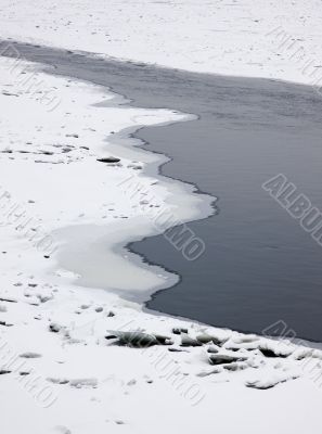winter river