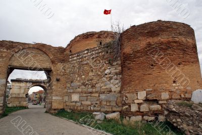 Yanishehir gate in Iznik