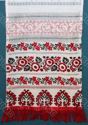 ukrainian color knitted textile