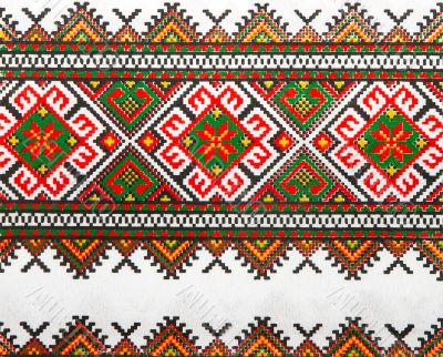 ukrainian color knitted textile