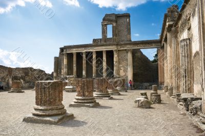 Ancient ruins in Pompeii