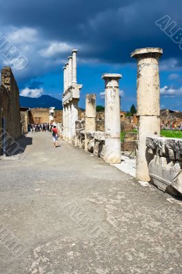 Ancient ruins of Pompeii