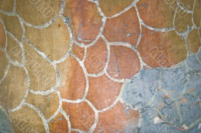 Detail of the ceramics from the Casa Batllo in Barcelona, Spain