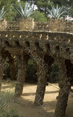 park guell. barcelona. antonio gaudi