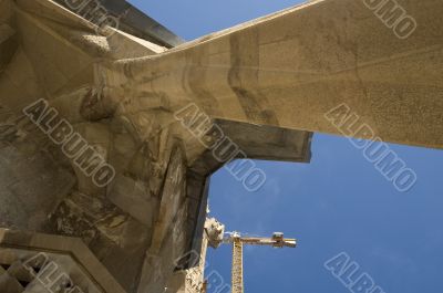 Details of Sagrada Familia in Barcelona
