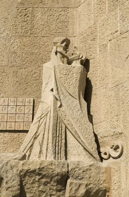 Details of Sagrada Familia in Barcelona
