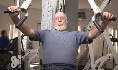 Senior Adult Man in the Gym