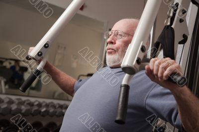 Senior Adult Man in the Gym