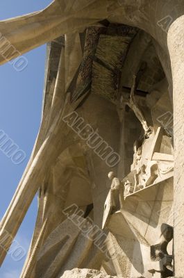 Details of Sagrada Familia in Barcelona