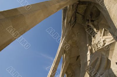 Details of Sagrada Familia in Barcelona