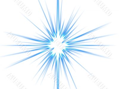 Violet star on a white background.