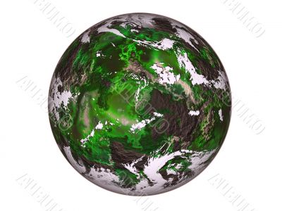 Green planet.