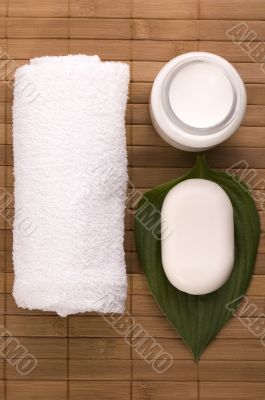 milk bath. white spa