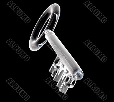 key in glass HTTP text 3d made key in glass HTTP text 3d made