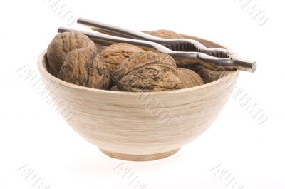 walnuts and nutcracker