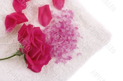 rose bath items