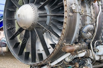 Airplane jet engine