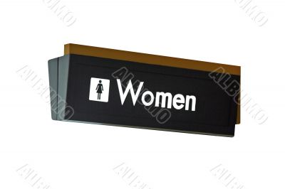 Womens Restroom Sign