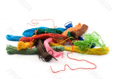 Hank of the colour threads