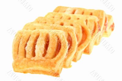 Puff with apricot jam Puff with apricot jam