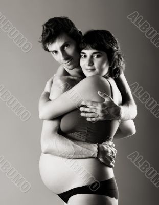 Couple expecting a baby Couple expecting a baby