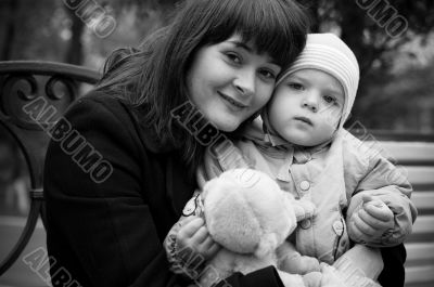 Mother with baby