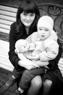 Mother with baby