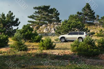 Offroading in an Suv / 4x4 / Mountain road