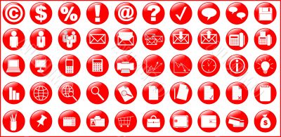 Business and office icons