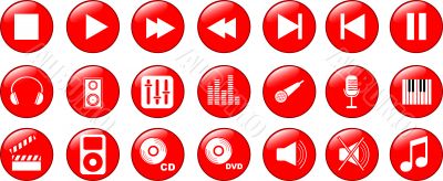 music icons set