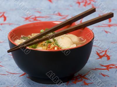 noodle soup asian with chopsticks noodle soup asian with chopsticks