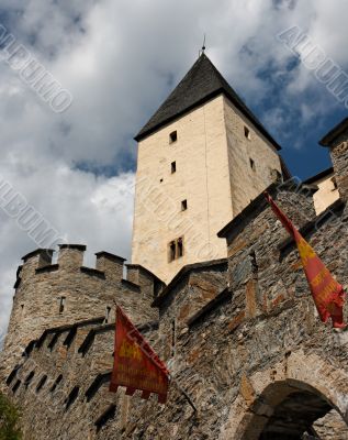 Tower of medieval Mauterndorf castle